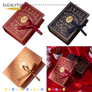 Eutus กล่องของขวัญ รูปทรงหนังสือ DIY 3 ชิ้น