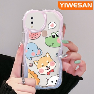 เคสโทรศัพท์มือถือ แบบใส กันกระแทก ลายการ์ตูนช้าง ลูกสุนัขน่ารัก สําหรับ VIVO Y85 V9 V9 Youth V9 Pro Y85A Z1i Z3x