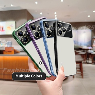 เคสโทรศัพท์มือถือแบบนิ่ม TPU ใส กันกระแทก กันรอยเลนส์กล้อง สําหรับ Realme C53 C55 C35 C33 C21Y C25Y Narzo 50A Prime NFC 4G 2023 2022