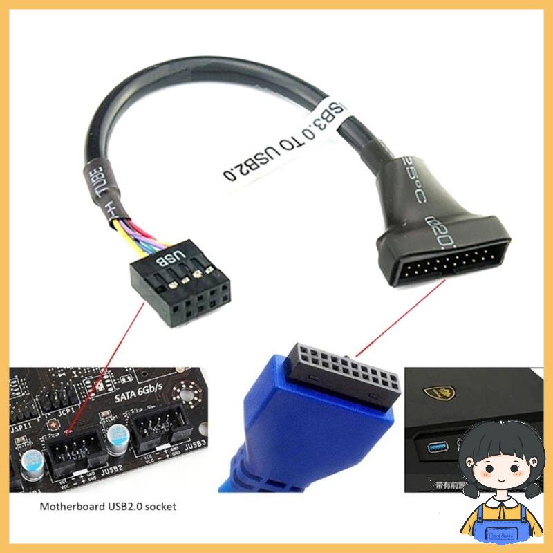 bang-อะแดปเตอร์เมนบอร์ด-20pin-usb3-0-male-female-to-9pin-usb2-0-male-female