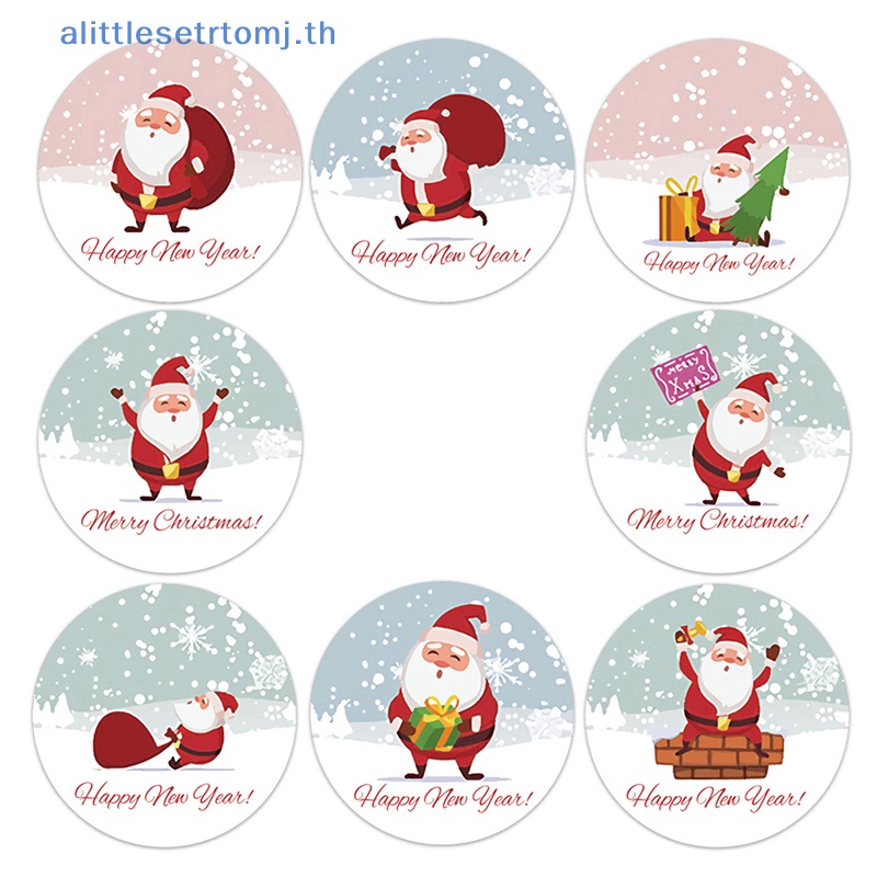 alittlese-สติกเกอร์ฉลากธีมคริสต์มาส-merry-christmas-สําหรับติดตกแต่ง-500-ชิ้น