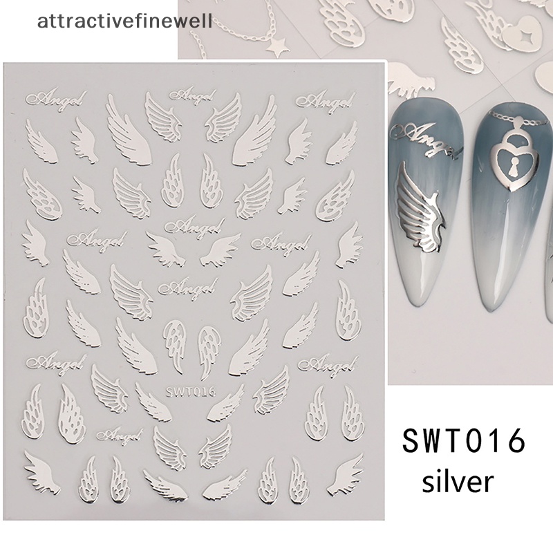 attractivefinewell-สติกเกอร์-ลายดวงอาทิตย์-ดวงจันทร์-ดาว-3d-มีกาวในตัว-สีเงิน-สําหรับติดตกแต่งเล็บ-tiv