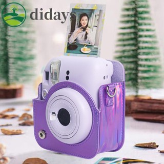 กระเป๋าหนัง PU ป้องกันกล้อง สําหรับ Fujifilm Instax Mini 12 [Didays.th]