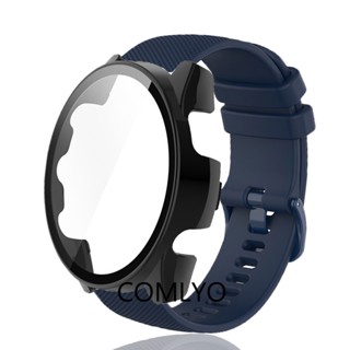 เคสโทรศัพท์มือถือ ซิลิโคนแข็ง พร้อมสายคล้องข้อมือ สําหรับ Garmin Forerunner 265 Forerunner265