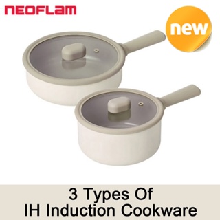 NEOFLAM 3 Types of A IH Induction Cookware Ceramic Coating