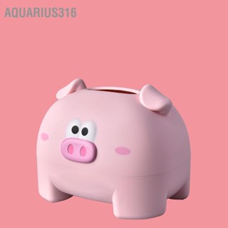 Aquarius316 กล่องเก็บกระดาษทิชชู่น่ารักรูปหมูสำหรับตกแต่งตู้คอนเทนเนอร์ผ้าเช็ดปากสำหรับโต๊ะ