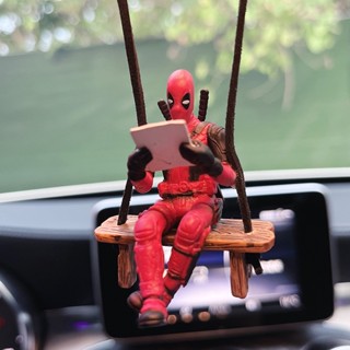 จี้กระจกมองหลัง อุปกรณ์เสริม สําหรับตกแต่งภายในรถยนต์ Deadpool