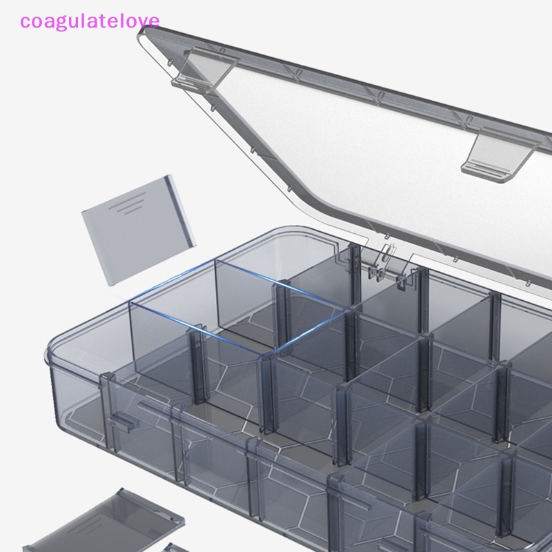 coagulatelove-กล่องพลาสติกใส-หลายช่อง-สําหรับใส่ชิ้นส่วนอิเล็กทรอนิกส์-ขายดี