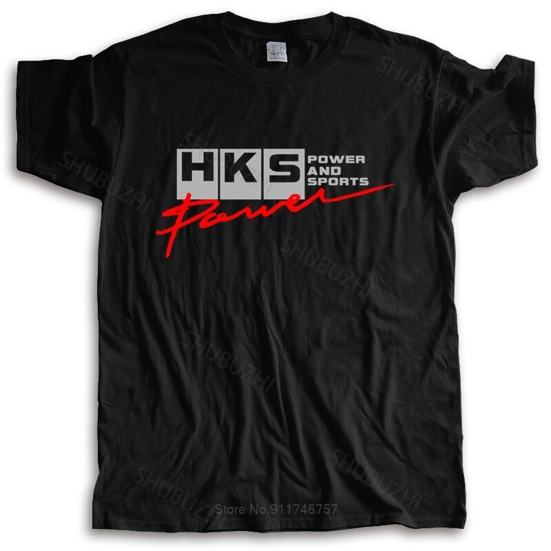 top-tees-mens-tshirt-mens-luxury-ผ้าฝ้าย-t-เสื้อจำกัด-hks-และ-sportster-performance-turbo-โลโก้เสื้อยืดสีดำ