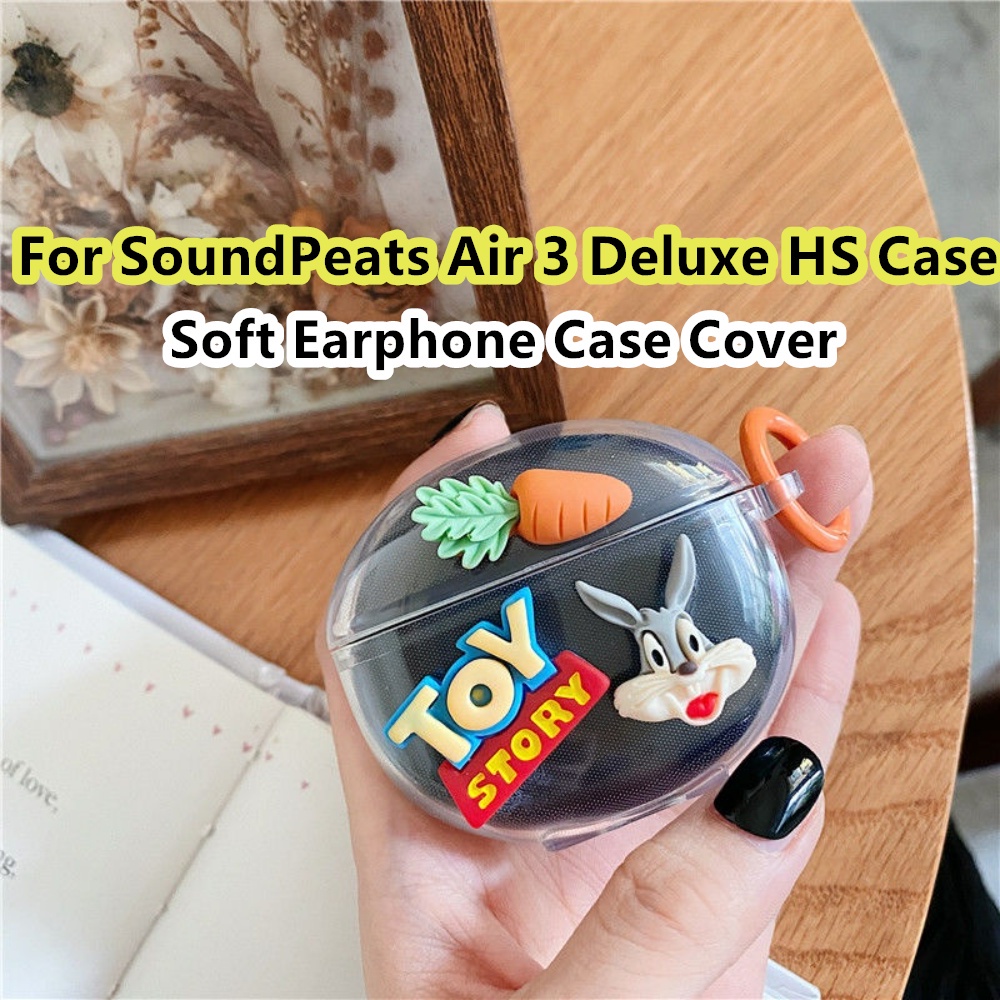 พร้อมส่ง-เคสหูฟัง-แบบนิ่ม-ลายการ์ตูนกระต่าย-หมี-สตรอเบอร์รี่-สีม่วง-สําหรับ-soundpeats-air-3-deluxe-hs-soundpeats-air-3-deluxe-hs