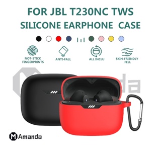 JC00 JBL T230NC CASE / JBL T130NC CASE TWS case Silicone Case Cover  series Dust-proof Protective Case for JBL T230NC/T130NC TWS