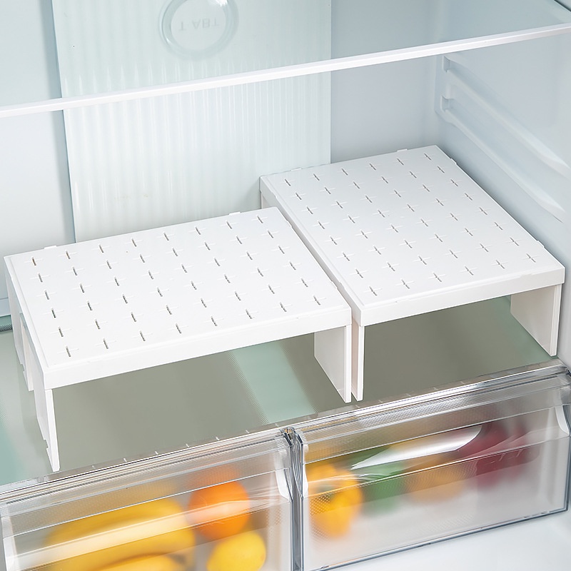 danle-ชั้นวางของตู้เย็นแบบมัลติฟังก์ชั่น-ชั้นวางของพลาสติก-ชั้นวางของที่เหลือในครัว-ตู้แช่แข็งตู้แร็ค