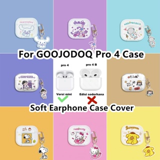 【Case Home】เคสหูฟัง แบบนิ่ม ลายการ์ตูน สําหรับ GOOJODOQ Pro 4 GOOJODOQ Pro 4