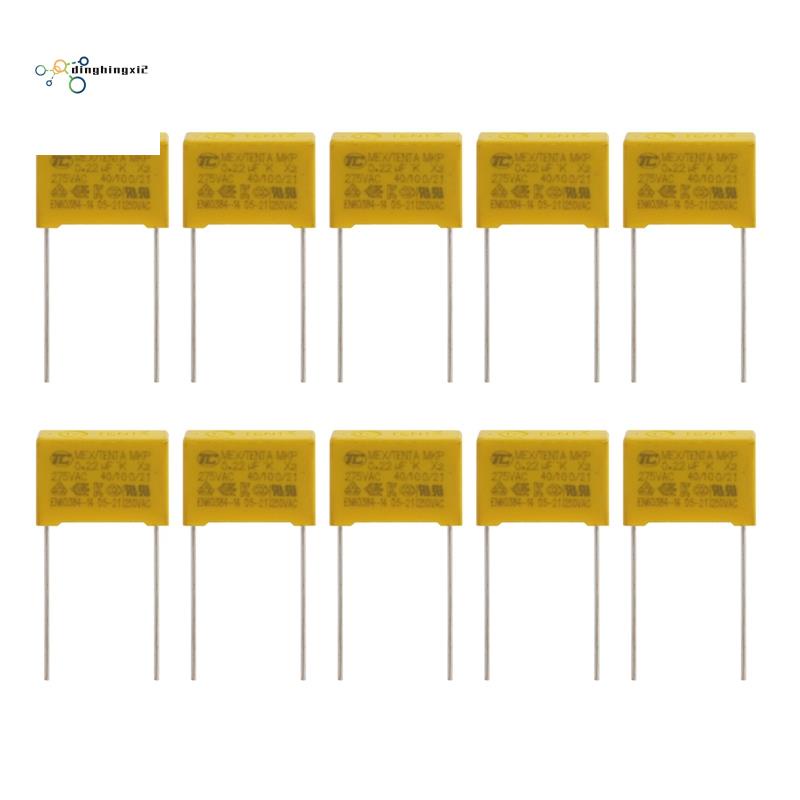ตัวเก็บประจุฟิล์มโพลีโพรพีลีน-ac-275v-0-22uf-mpx-10-ชิ้น