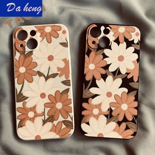 เคสโทรศัพท์มือถือ ป้องกันรอยขีดข่วน ลายดอกไม้ สําหรับ Iphone 1112 Xr Xs Max 1378 14Pro Plus HDMI