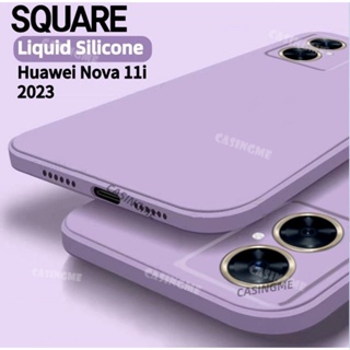 เคสซิลิโคนนิ่ม ทรงสี่เหลี่ยม กันกระแทก สําหรับ Huawei Nova 11i 2023 Huawei Nova 11i Nova11i 11 i Nova11 Pro 11Pro 2023 4G 5G