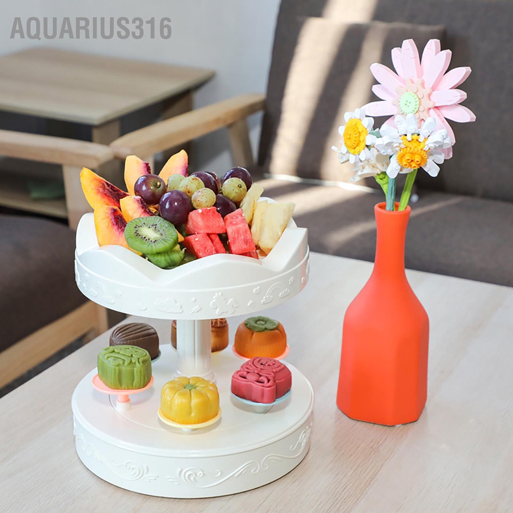 aquarius316-เครื่องทำขนมโรตารี่ที่สวยงามหมุนอัตโนมัติยืนแสดงขนมสำหรับอุปกรณ์งานเลี้ยงงานแต่งงาน