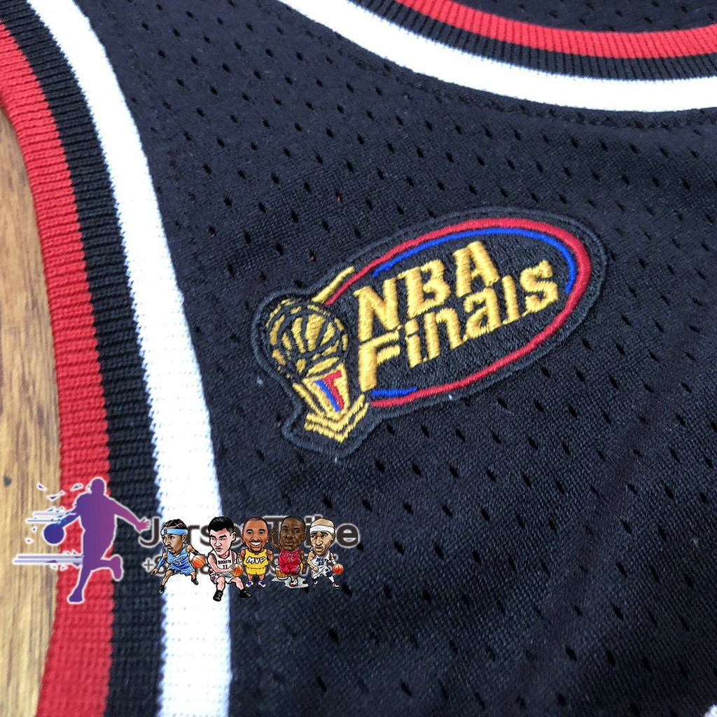 เสื้อกีฬาบาสเก็ตบอล-nba-chicago-bulls-91-denis-rodman-1997-98-สีดํา-สําหรับผู้ชาย-264073