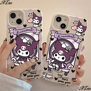 เคสโทรศัพท์มือถือ กันกระแทก สําหรับ Iphone 12871113เคสโทรศัพท์มือถือ แบบนิ่ม ลาย Kuromi สําหรับ Apple 14promaxplus 4OSN