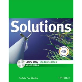 (Arnplern) : หนังสือ Solutions Elementary : Students Book +Multi-ROM (P)