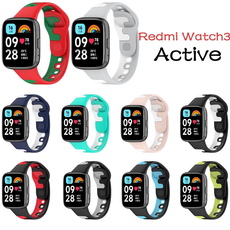 redmi-watch-3-active-สาย-สายนาฬิกาข้อมือซิลิโคน-ระบายอากาศ-แบบเปลี่ยน-สําหรับ-xiaomi-redmi-watch3-active