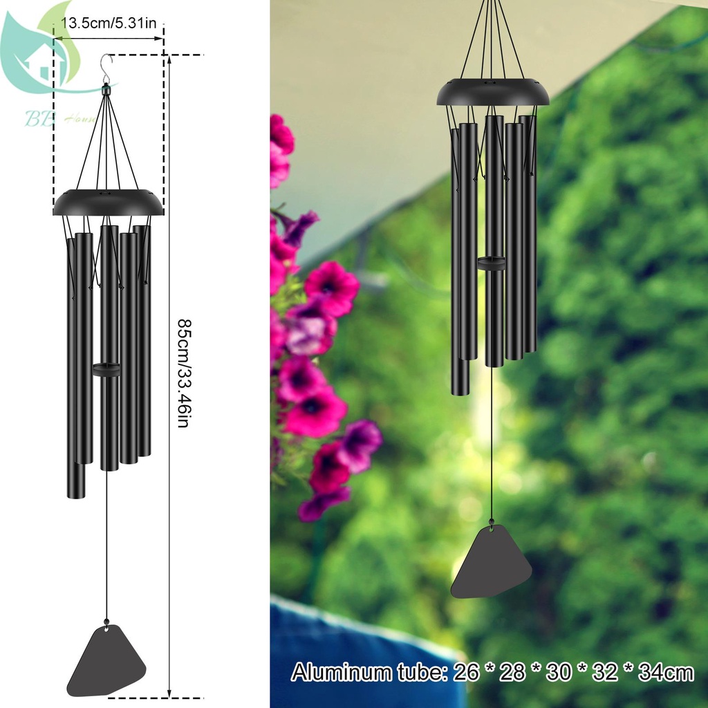 กระดิ่งลม-พร้อมตะขอแขวน-ตัว-s-อลูมิเนียม-แบบพกพา-5-ท่อ-shopqjc2350