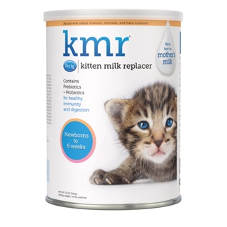 KMR เคเอ็มอาร์ นมผงลูกแมวแรกคลอด 340 กรัม.