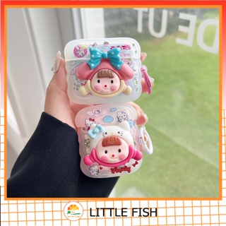 เคสหูฟังบลูทูธไร้สาย ลาย Kt Duomei สําหรับ Airpods1 2 3 Pro Pro2 Air Pods Pro 3