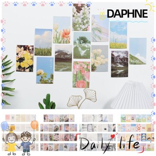 ♫Daphne♫ 30 ชิ้น สไตล์ย้อนยุค ฉาก โปสการ์ด ดอกไม้ ที่มีสีสัน พื้นหลัง การจัดระเบียบ ตกแต่งการ์ด ของขวัญ ผนังศิลปะ ตกแต่งบ้าน อุปกรณ์ถ่ายภาพ ภาพปะติดปะต่อกัน