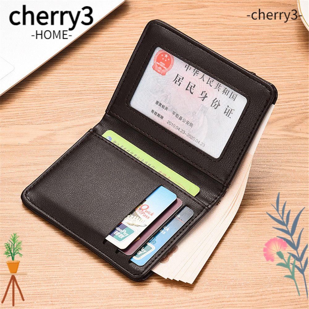 cherry3-กระเป๋าสตางค์-แบบบาง-พับได้-ใส่บัตรเครดิตได้-สําหรับผู้ชาย