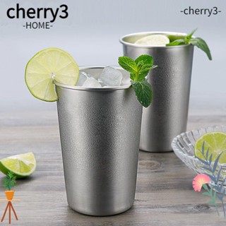 CHERRY3 แก้วเบียร์สเตนเลส 304 ขนาด 350 มล. 500 มล. สําหรับตั้งแคมป์กลางแจ้ง