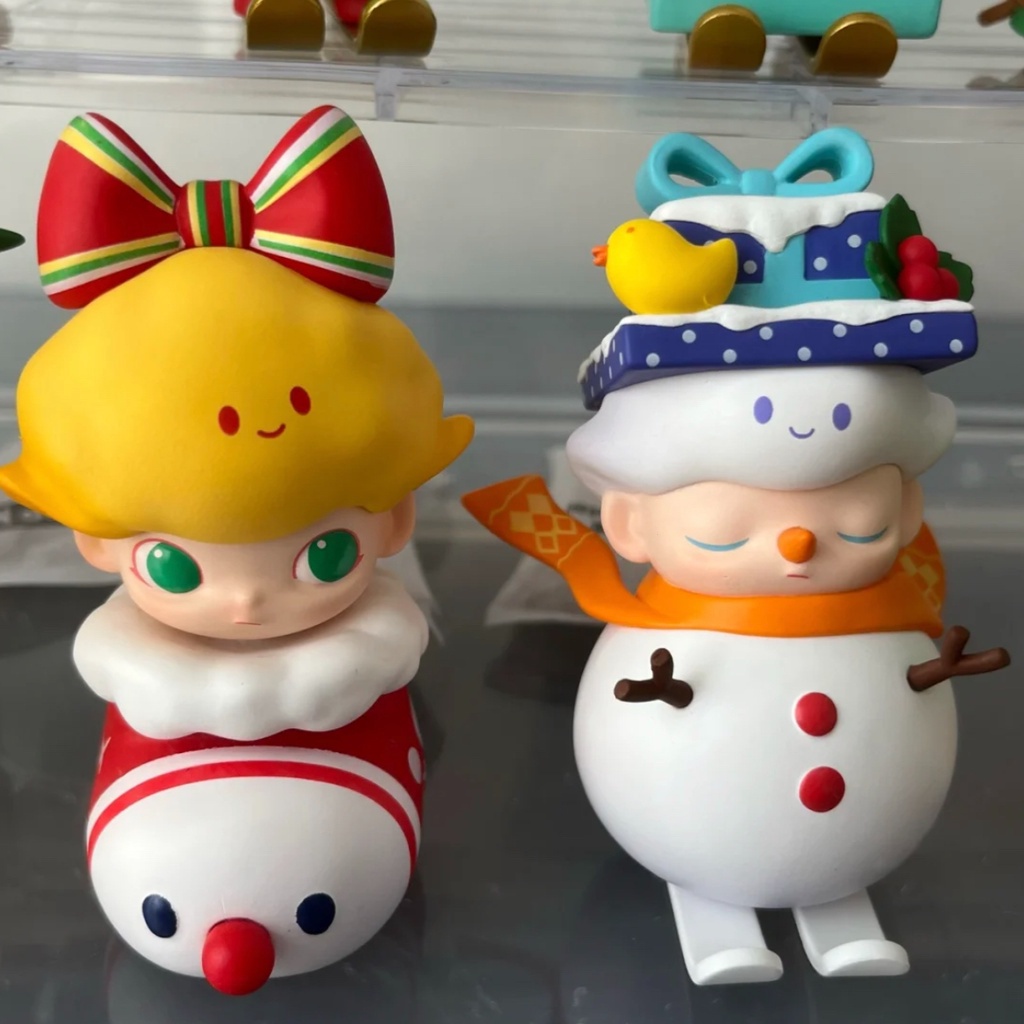 ของแท้-popmart-dimoo-christmas-series-2020-โมเดลตุ๊กตาฟิกเกอร์-รูปกล่องสุ่ม