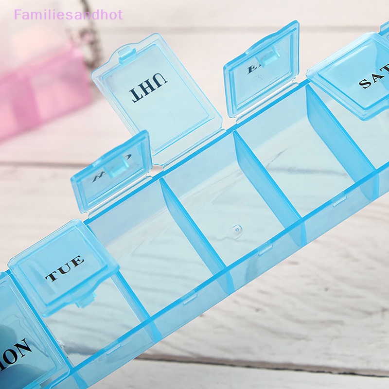 familiesandhot-gt-กล่องยา-7-วัน-รายสัปดาห์-ที่ใส่แท็บเล็ต-กล่องเก็บยา-ตัวแยก-3-สี-เคสออแกไนเซอร์-อย่างดี