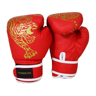 Kids Flame Boxing Gloves Kickboxing Cartoon Boxing Training Fist Covers