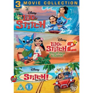 DVD ดีวีดี Lilo and Stitch ลีโล แอนด์ สติทช์ รวมภาค DVD Master เสียงไทย (เสียง ไทย/อังกฤษ | ซับ ไทย/อังกฤษ) DVD ดีวีดี