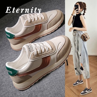 Eternity  รองเท้าผ้าใบ แฟชั่นสำหรับผู้หญิง สไตล์เกาหลี Stylish สวยงาม ทันสมัย สไตล์เกาหลี B25F0P5 36Z230909