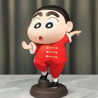 ฟิกเกอร์ Kung Fu Crayon Shin-Chan Tang Suit ขนาดใหญ่ แบบสร้างสรรค์ สําหรับตกแต่งบ้าน