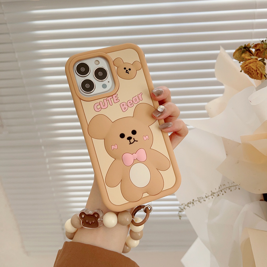 เคสโทรศัพท์มือถือ-ลายหมีพาย-สําหรับ-iphone-14-14pro-max11-pro-max-xs-max-x-12-pro-max