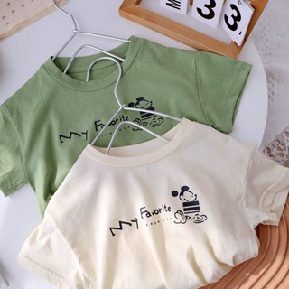 พร้อมส่ง ขายดี เสื้อยืดแขนสั้น ผ้าฝ้าย แบบบาง สไตล์เกาหลี ญี่ปุ่น แฟชั่นฤดูร้อน สําหรับเด็กผู้ชาย และเด็กผู้หญิง