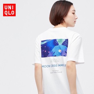  พิมพ์ลาย UNIQLO UT Womens Sailor Moon Printed T-Shirt (Short Sleeve Moon)_01