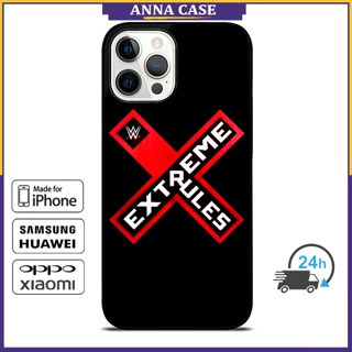 เคสโทรศัพท์มือถือ ลาย WWE Extreme Rules สําหรับ iPhone 14 Pro Max 13 Pro Max Samsung Galaxy Note10+ S21Ultra