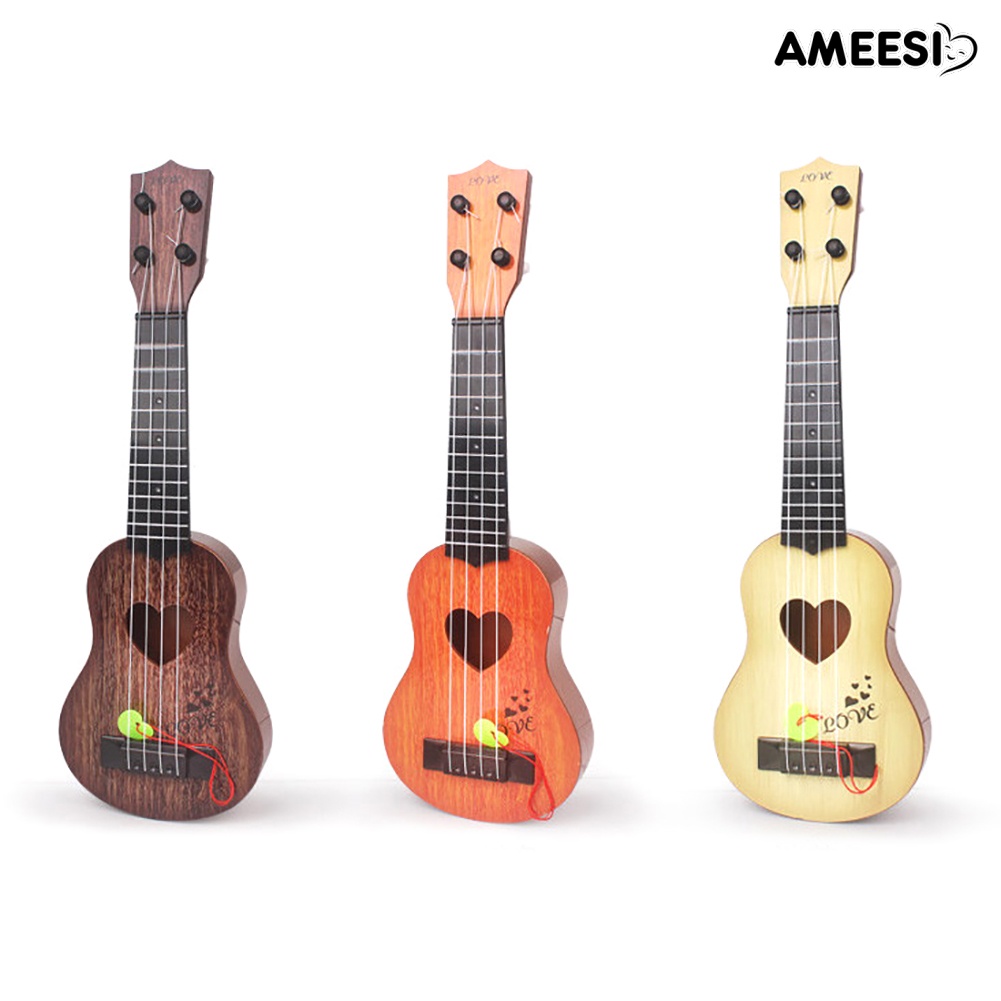 ameesi-เครื่องดนตรีอูคูเลเล่-กีตาร์-สี่สาย-คลาสสิก-ขนาดเล็ก-ของเล่นเสริมการเรียนรู้เด็ก