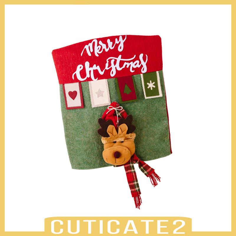 cuticate2-ผ้าคลุมเก้าอี้-ลายคริสต์มาส-ถอดออกได้-สําหรับตกแต่งบ้าน-โรงแรม-ห้องครัว
