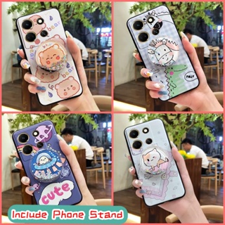 Back Cover Dirt-resistant Phone Case For infinix Note30 5G/X6711 Soft Case Kickstand TPU glisten Durable Cute protective