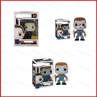 Fash FUNKO Pop ฮาโลวีน ฟิกเกอร์แอคชั่น Michael Myers โมเดลตุ๊กตา ของเล่นสําหรับเด็ก ตกแต่งบ้าน ของขวัญ ของสะสม เครื่องประดับ Pop