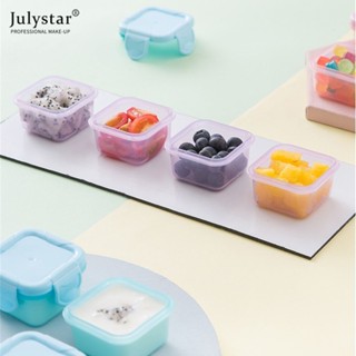 JULYSTAR MINI Fresh-กล่องเก็บอาหารเกรดหนาปิดผนึกอาหารเสริมเด็กกล่องเด็กในครัวเรือนกล่องเก็บแยมกล่องบรรจุภัณฑ์ย่อย