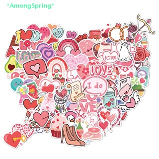 Amongspring&gt; Valenes Day er ใหม่ แก้วน้ํา ลายกราฟฟิตี้ สําหรับตกแต่งโทรศัพท์มือถือ งานแต่งงาน diy 100 ชิ้น