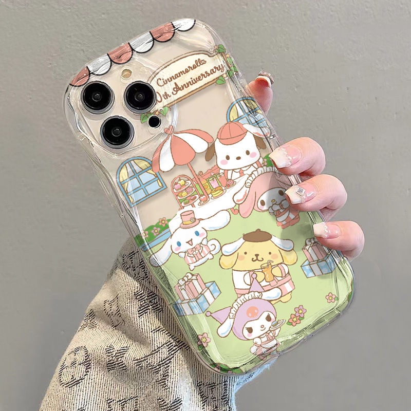 sanrio-เคสโทรศัพท์มือถือแบบนิ่ม-ใส-กันกระแทก-ลาย-ewld-สําหรับ-iphone-14-13promax-12-11-7-8p-xs-xr