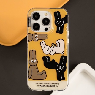 Cute Rabbit Phone Case for Iphone 14promax Phone Case for iphone 13mini/12 New 11pro Niche 12 Full Covered Edge