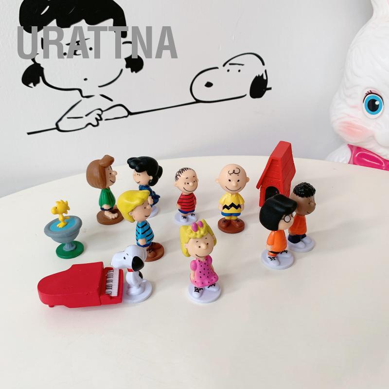 urattna-12-ชิ้นการ์ตูนเครื่องประดับของเล่นรูปการ์ตูนรูปปั้นตกแต่งจอแสดงผลสำหรับคอลเลกชันของขวัญ